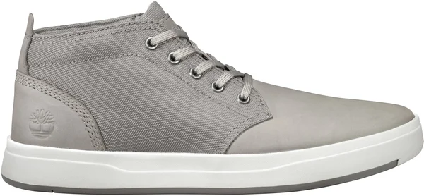 Timberland Davis Square Canvas/Leather Chukka 12 Men's Grey