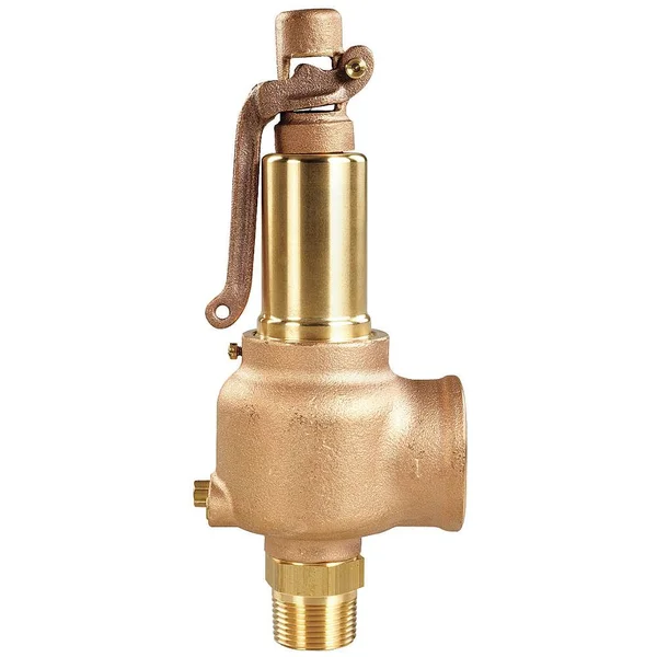 Aquatrol - 740EF-M1A-90 - Brass/Bronze Safety Relief Valve, MNPT Inlet Type, FNPT Outlet Type