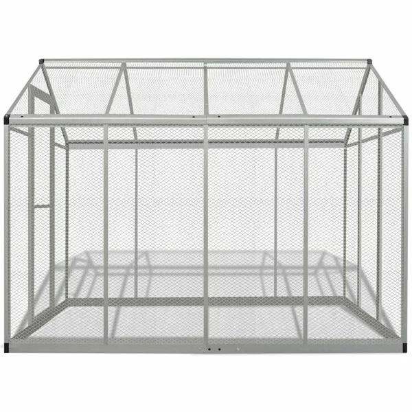 vidaXL Outdoor Aviary Aluminum 70x22x95.3x22x75.6x22 170349