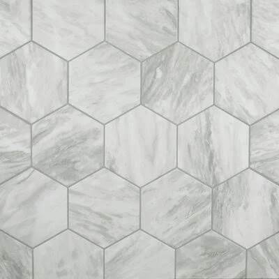 EliteTile Karra 7x22 x 8x22 Porcelain Field Tile Color: White/Gray