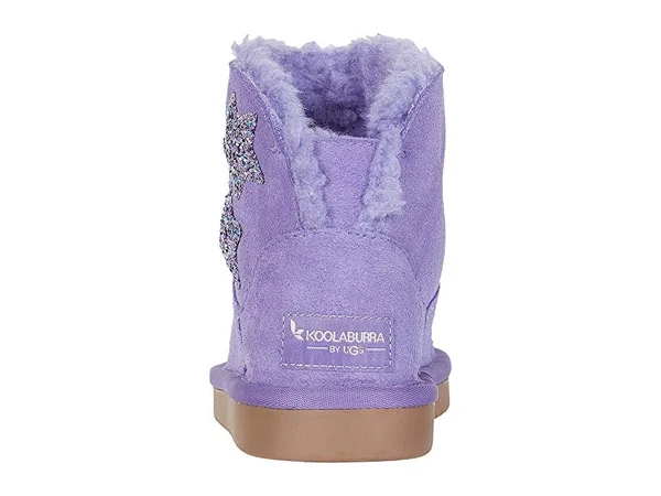 Koolaburra by Ugg - Kids& Koola Star Mini Shoes in Aster Purple, Size 3