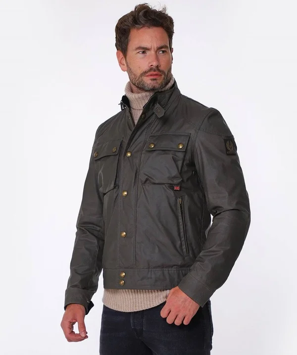 Belstaff Racemaster Jacket in Granite Grey