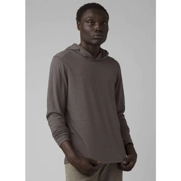 Men's Prana Hooded Long Sleeve Shirt