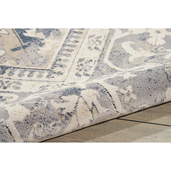 Kathy Ireland Malta MAI05 Area Rug - 2&2x22 x 7&7x22 Runner - Taupe