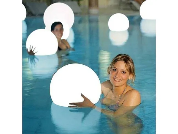 Modern Home Deluxe Floating LED Glowing Sphere w/Infrared Remote Control LEDGLOWBALL60