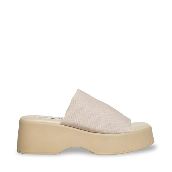 Slinky30 Tan Sandals by Steve Madden, Size 9
