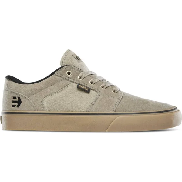 Etnies Men's Barge LS Shoes Black - Black, Black 14