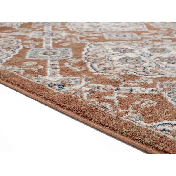 Porch & den Romal Diamond Moroccan Trellis Plush Area Rug - 7&10x22 Round