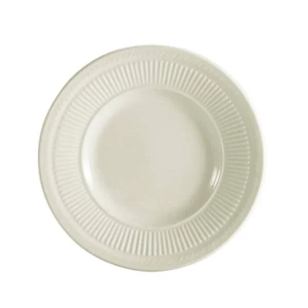 CAC (RID-8) 9.38x22 Ceramic Ridgemont Plate/American White