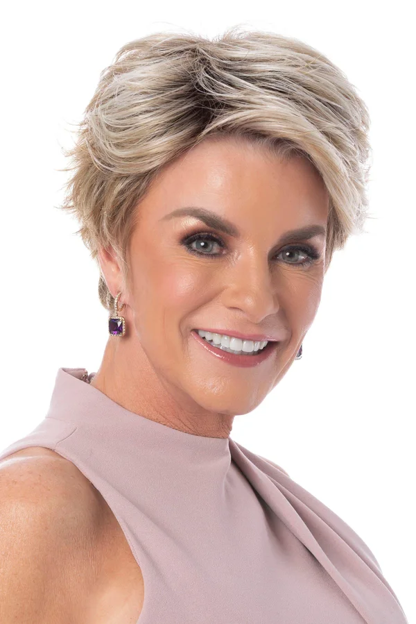 Toni Brattin Inspiration Short Textured Wig, Size Regular, Light Grey