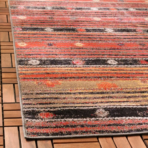 Safavieh Montage MTG217P Rust - Multi 9& x 12& Area Rug