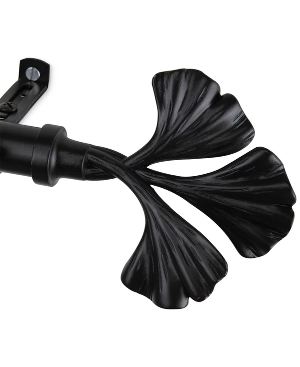 Rod Desyne Fortune Curtain Rod, Black
