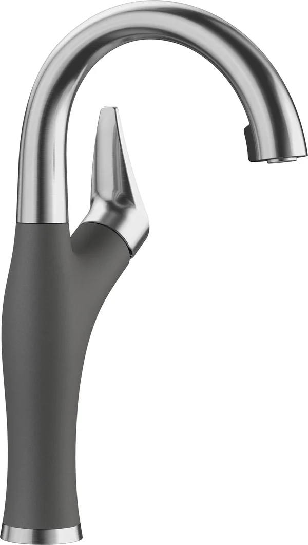 Blanco 442041 Artona Bar Faucet Stainless Steel, Cinder