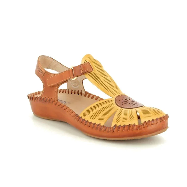 Pikolinos Women's Puerto Vallarta Closed Toe Sandal 655-0575 - Size: 35, Sol Calfskin