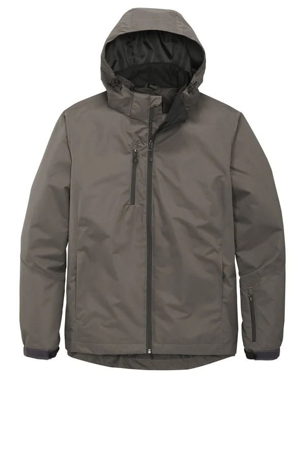Port Authority Vortex Waterproof 3-in-1 Jacket. J332 (deep Smoke/Charcoal) M