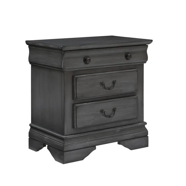 Progressive Furniture Bandera Gray Nightstand