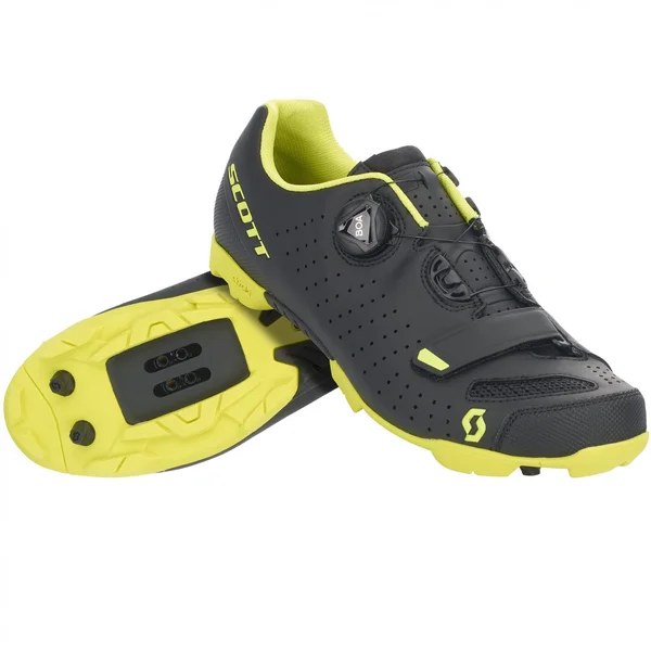 Scott Shoe MTB Comp Boa - Matt Black/Sulphur Yellow 44