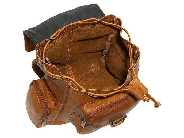 David King Mid Size Top Handle Backpack Black