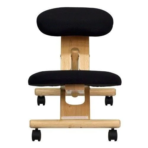 Office Furniture in A Flash WL-SB-210-GG Kneeling Chair, Black