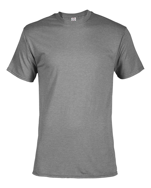 Delta 12603 Men Soft 4.3 oz. Tri-Blend Tee Grey Heather Triblend XL