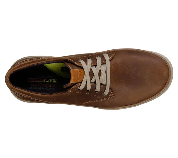 Men's Skechers Moreno Gustom Oxford - Brown - Size 8.5
