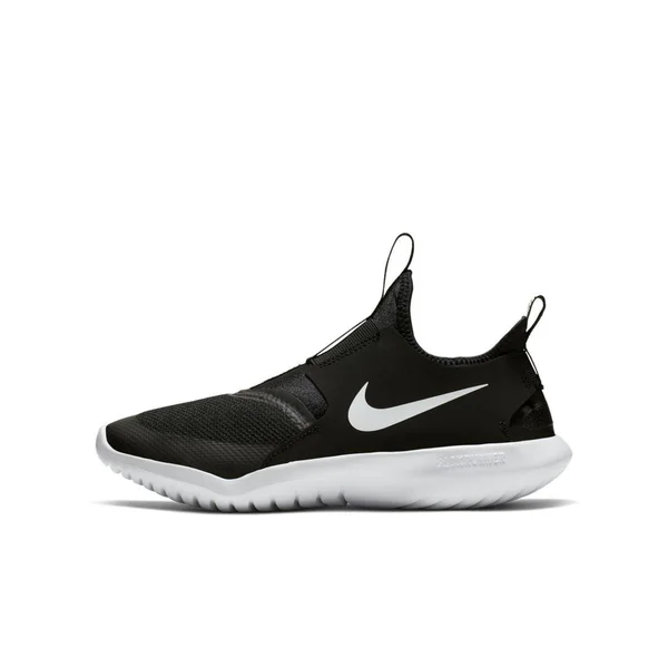 Nike Boys& Flex Runner Running Shoes - Black, 3.5