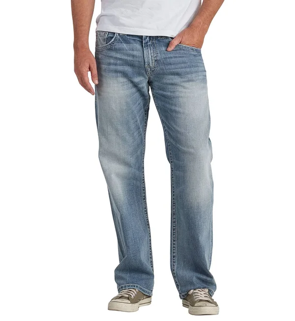 Silver Jeans Co. Men's Gordie Loose Fit Straight Jeans