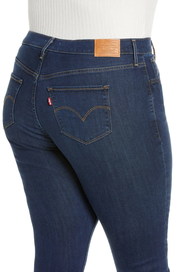 Plus Size Women's Levi&s 721 Ankle Skinny Jeans, Size 16W - Blue