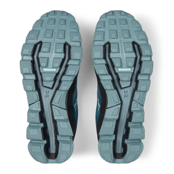 on Running Men's Cloudventure Waterproof Storm/Cobble - 14, D