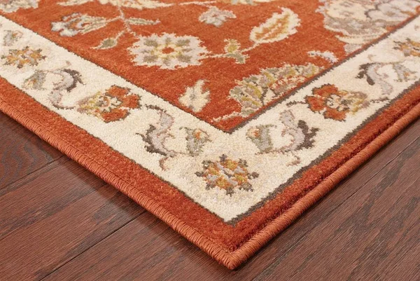 Oriental Weavers Casablanca 5317d 5&3x22 x 7&6x22 Red - Beige Rug