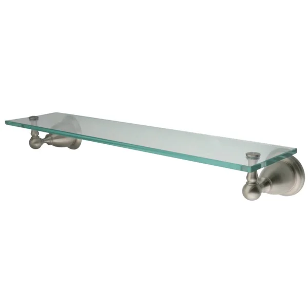 Kingston Brass BA1759SN Heritage Satin Nickel Glass Shelf