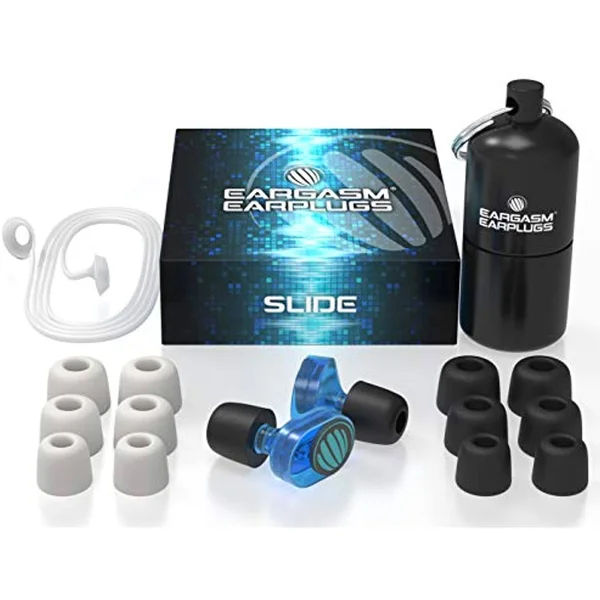 Eargasm Slide Earplugs, Size: Small, Medium, Large, Black