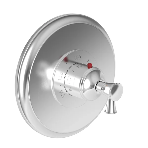 Newport Brass 3-2914TR/15A 3/4x22 Round Thermostatic Trim Plate with Handle - Antique Nickel