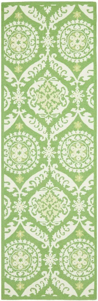 Safavieh Chelsea HK356B 7&9x22 x 9&9x22 Green, Beige Area Rug