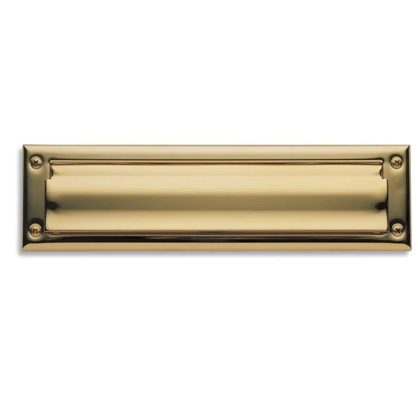 Baldwin 0014264 Letter Box PLATE, Satin Chrome