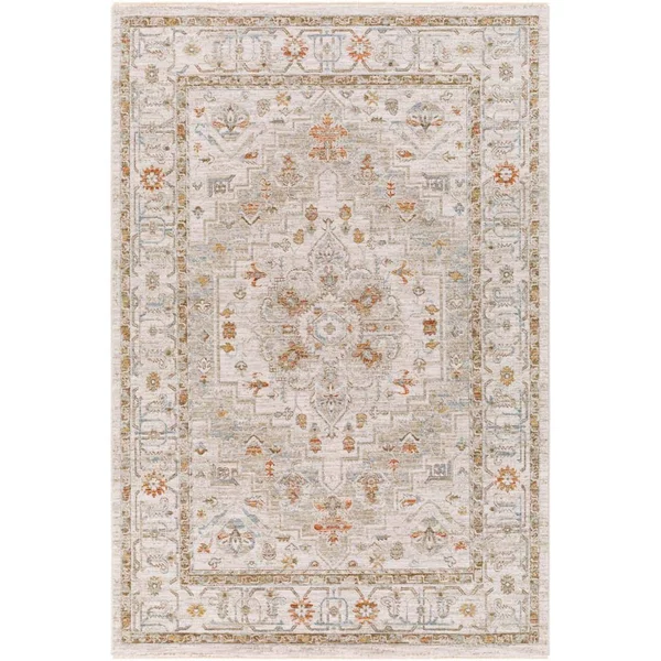 Artistic Weavers Warwick Orange/Beige 5 ft. x 7 ft. Indoor Area Rug