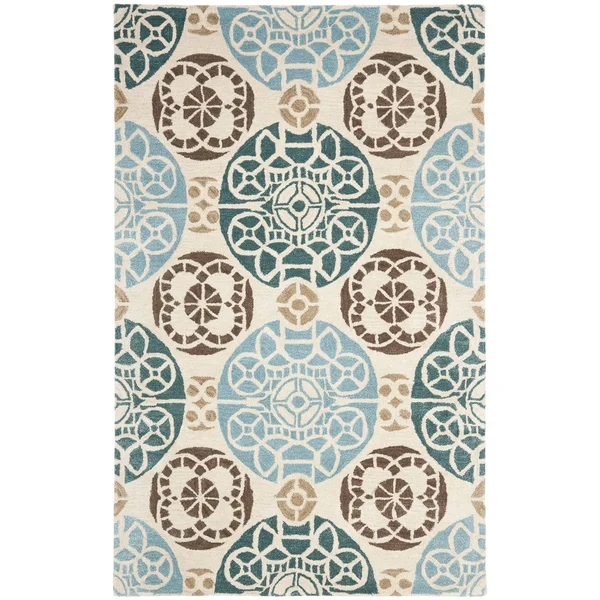Safavieh Wyndham Blue 7 ft. x 7 ft. Square Area Rug