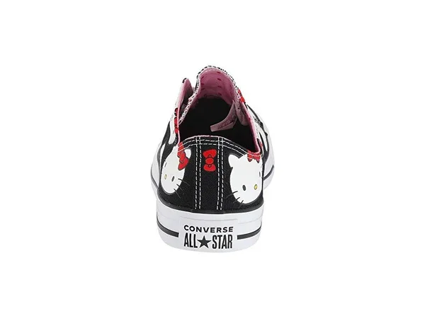 Converse Women's Chuck Taylor All Star Hello Kitty Ox Casual Shoes, Black - Size 8.5