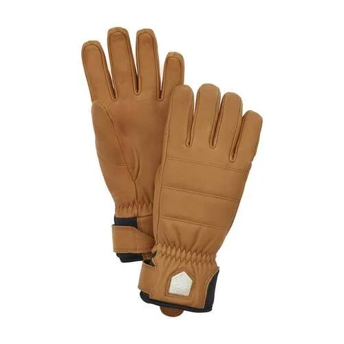 Hestra Alpine Leather PrimaLoft - 5 Finger Glove - Cerise - 9