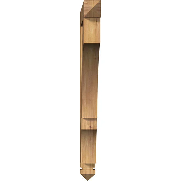 Ekena Millwork 3 1/2x22W x 34x22D x 40x22H Balboa Arts & Crafts Smooth BRACKET, Western Red Cedar