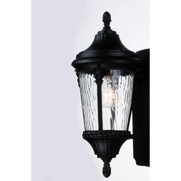 Maxim Sentry Outdoor Wall Mount Black 1 Light 3053WGBK