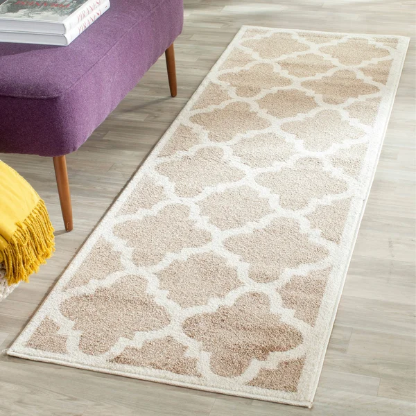 Safavieh Amherst AMT423S Wheat - Beige Rug 2& 3x22 x 9& 0x22 Runner