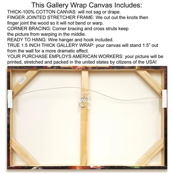 Tangletown Fine Art 31x22 x 22x22 Translucent Tulips I Giclee on Gallery Wrap Canvas