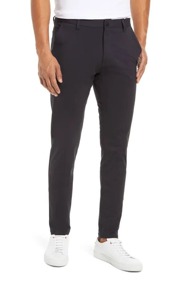 Men's Rhone Commuter Skinny Fit Men's Pants - Size 40 - Black