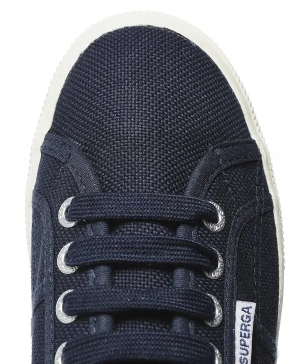 Superga Women's 2790 Linea Up Down Flatform Trainers - Navy - UK 3
