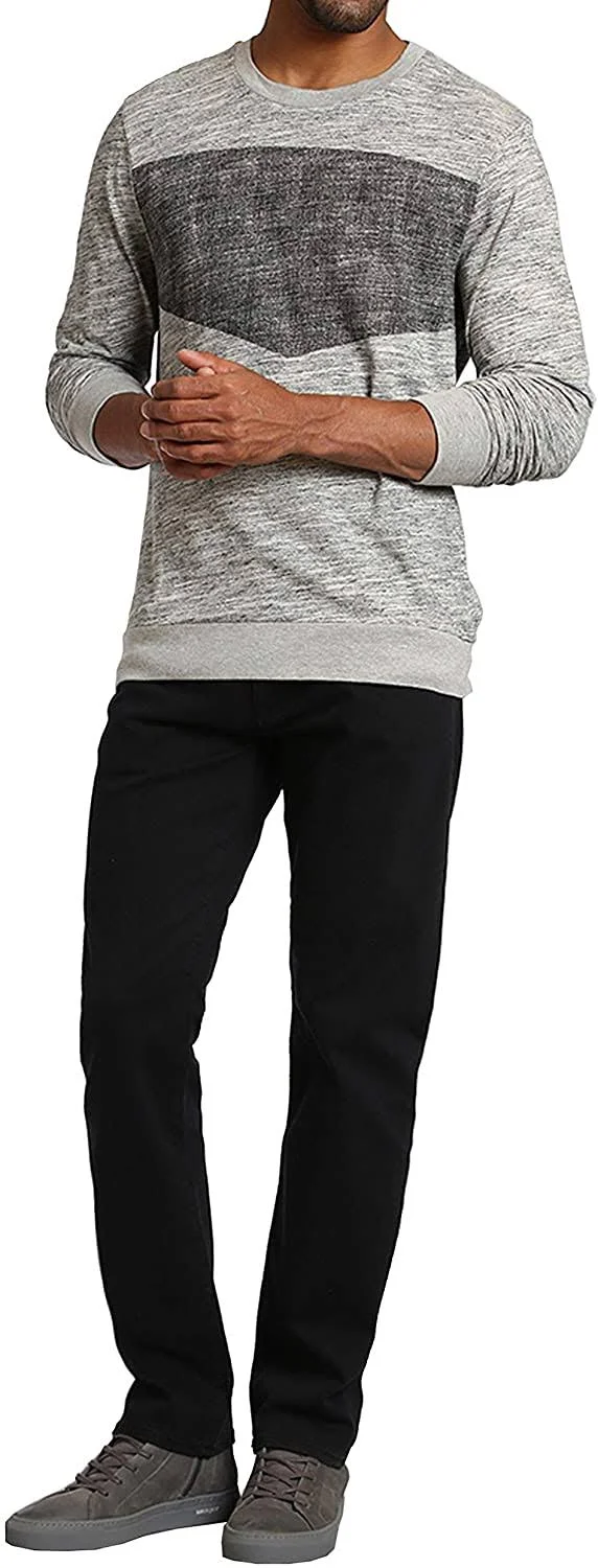 Mavi Men's Zach Straight Leg in Black Williamsburg, Men's Jeans
