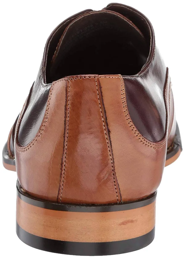 Stacy Adams Men's Talmadge Folded Vamp Oxford - Size: 8, Brown