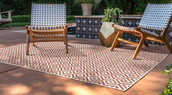 Jill Zarin Outdoor Costa Rica 4& x 6& Area Rug - Terracotta