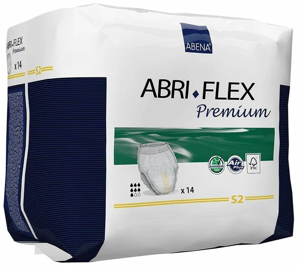 Abri-Flex S2 Premium Adult Protective Underwear 41082 Small Case of 84, White