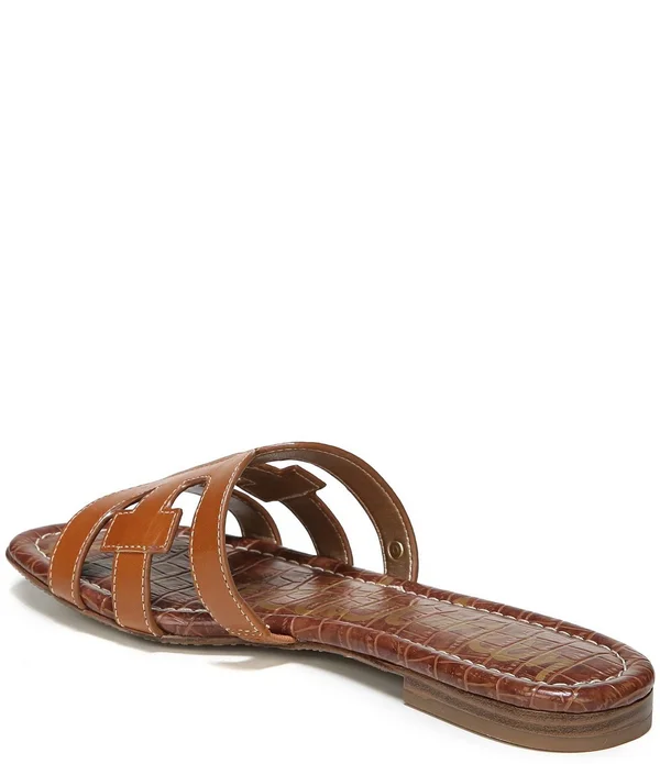 Sam Edelman Bay Slide Sandal Bright White Leather